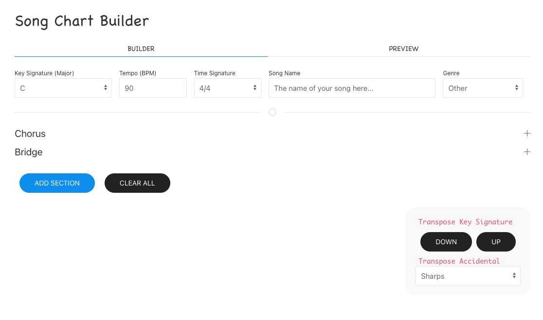 Song Chart Builder